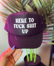 Load image into Gallery viewer, Here To F*** S*** Up Snapback